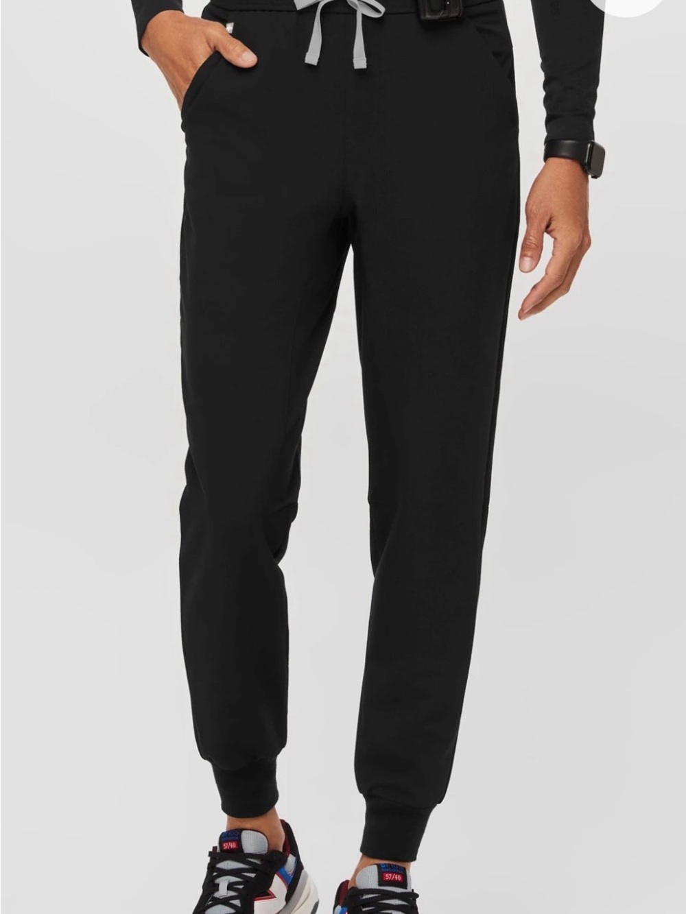FIGS Men’s Tansen Joggers Black Size Medium regular length